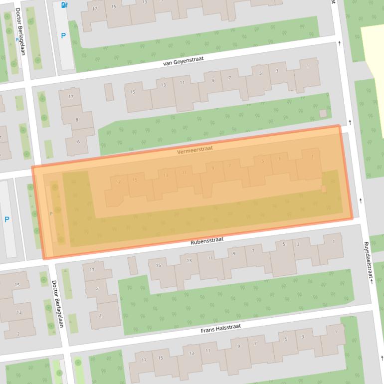 Kaart van postcodegebied 5691ED.