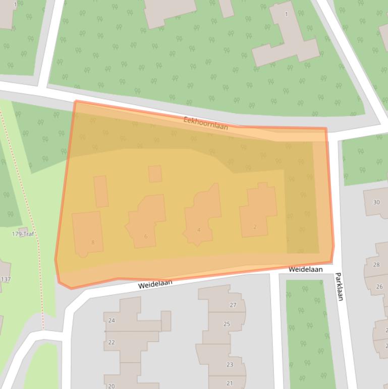 Kaart van postcodegebied 5691EH.