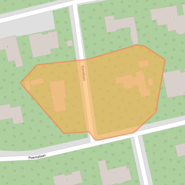 Kaart van postcodegebied 5691GG.