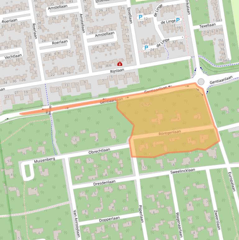 Kaart van postcodegebied 5691GK.