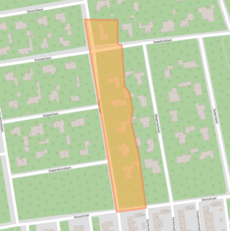 Kaart van postcodegebied 5691GL.