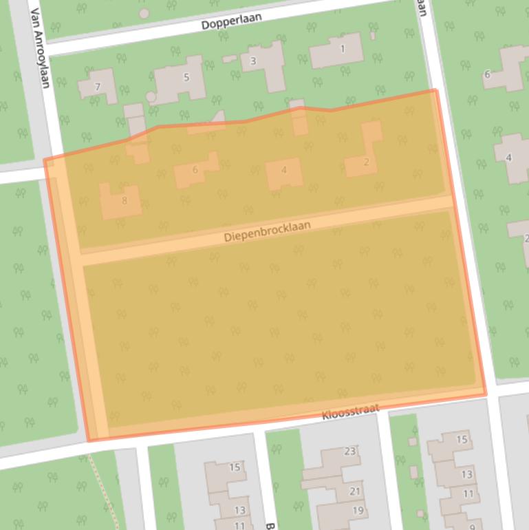 Kaart van postcodegebied 5691GR.