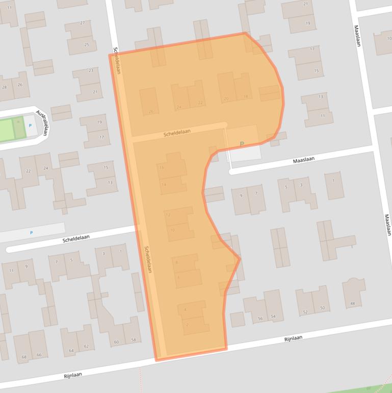 Kaart van postcodegebied 5691HR.