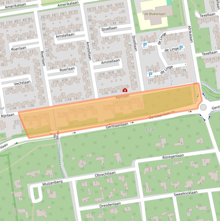 Kaart van postcodegebied 5691JE.