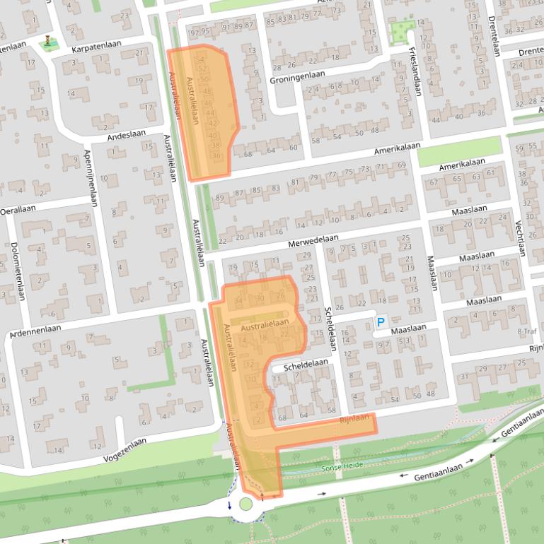 Kaart van postcodegebied 5691JL.