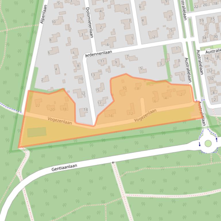 Kaart van postcodegebied 5691JM.