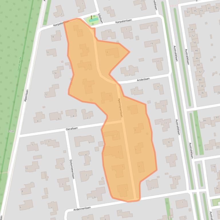 Kaart van postcodegebied 5691JS.