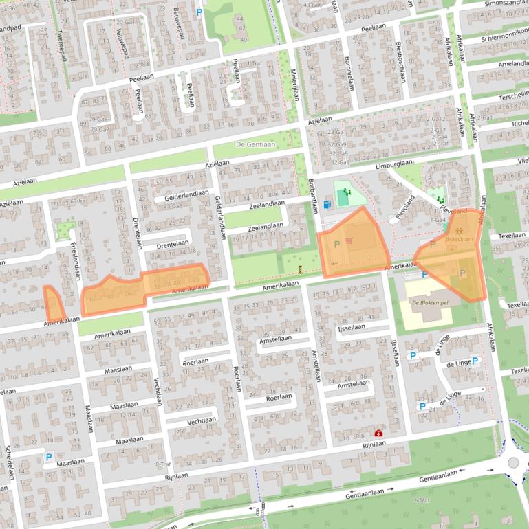 Kaart van postcodegebied 5691KD.