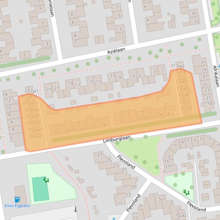 Kaart van postcodegebied 5691KR.