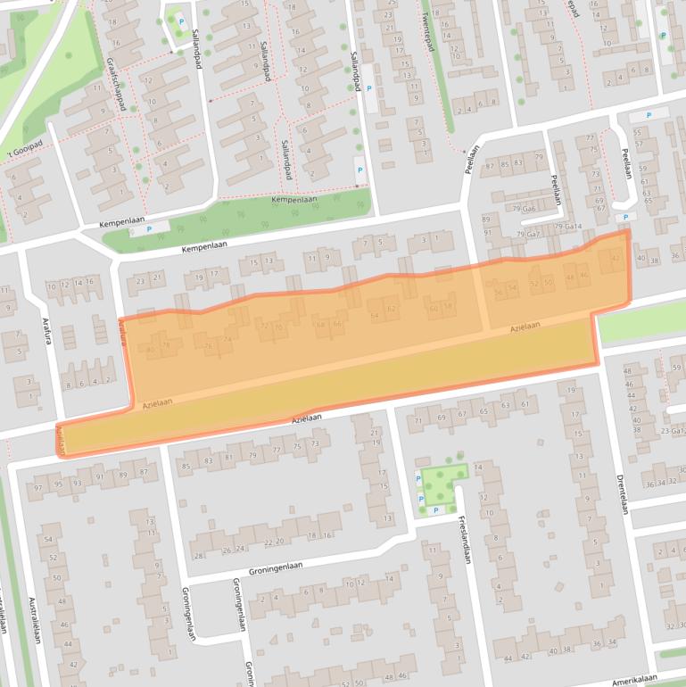 Kaart van postcodegebied 5691LD.