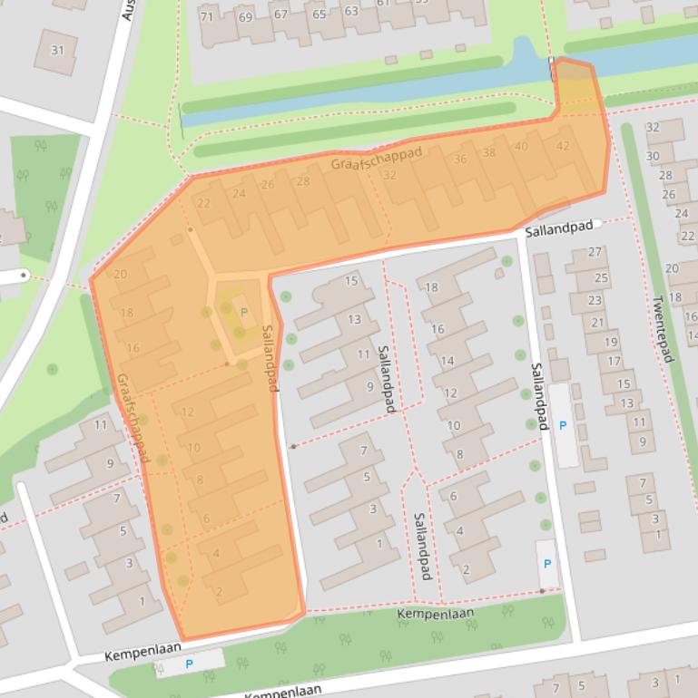 Kaart van postcodegebied 5691LX.