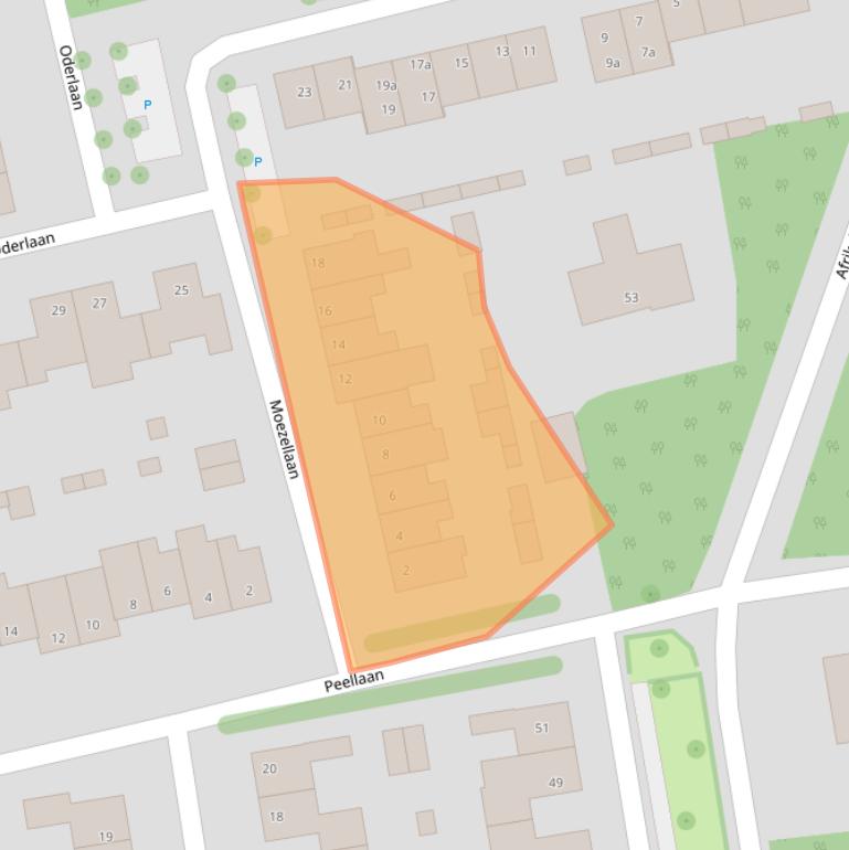 Kaart van postcodegebied 5691MA.