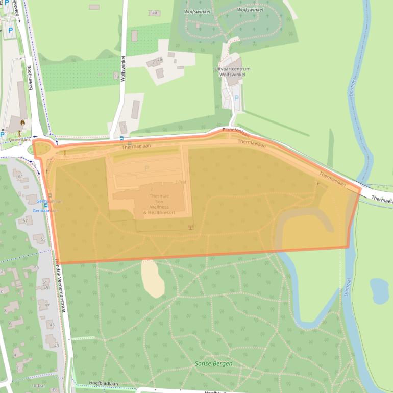 Kaart van postcodegebied 5691PM.