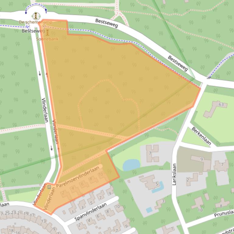 Kaart van postcodegebied 5691RV.
