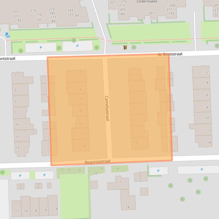 Kaart van postcodegebied 5691SG.