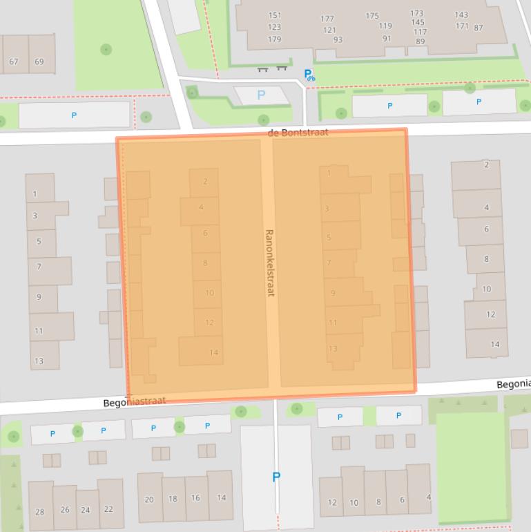 Kaart van postcodegebied 5691SH.