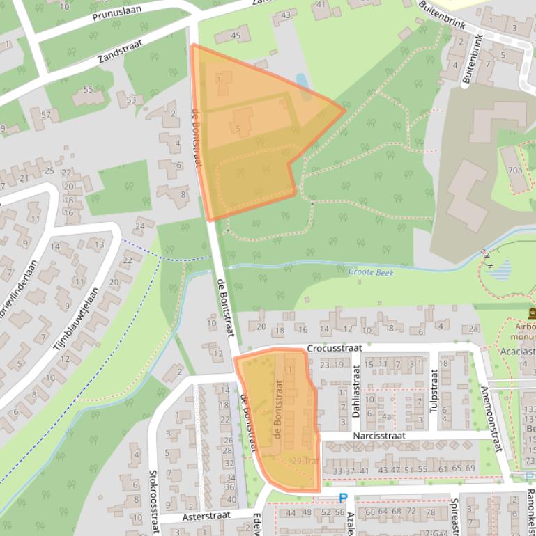 Kaart van postcodegebied 5691SR.