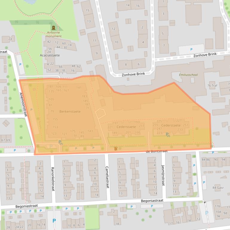 Kaart van postcodegebied 5691SV.