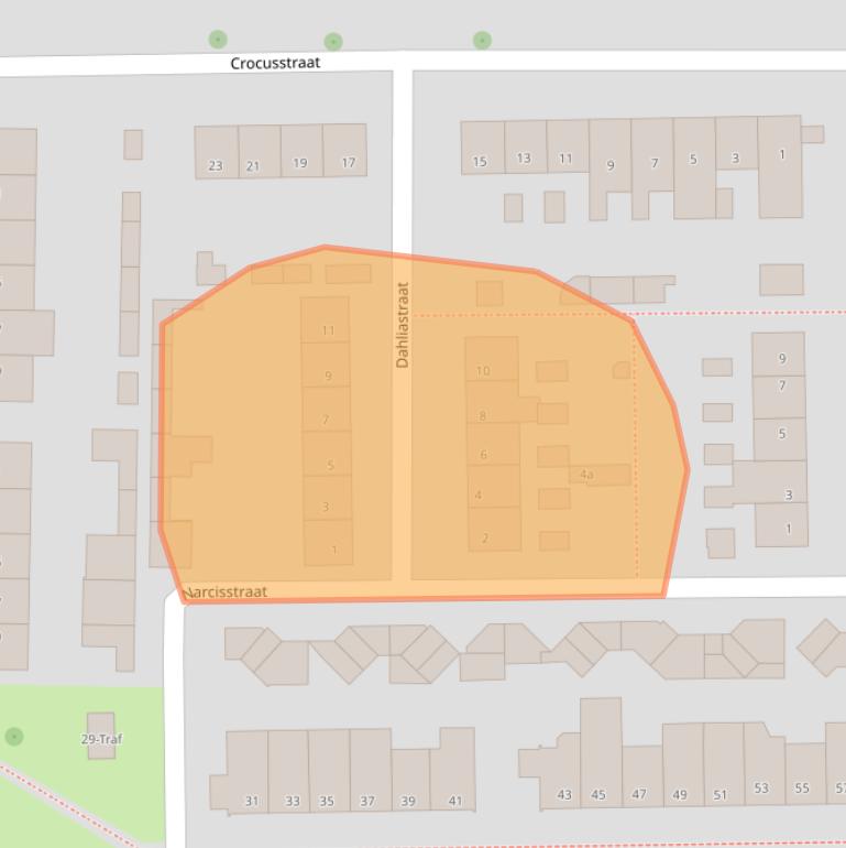 Kaart van postcodegebied 5691TA.