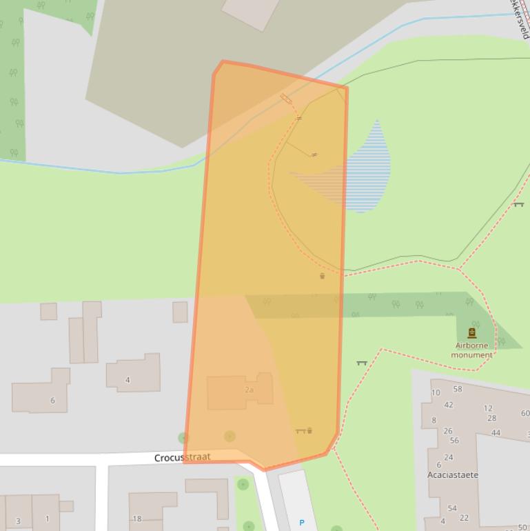 Kaart van postcodegebied 5691TD.