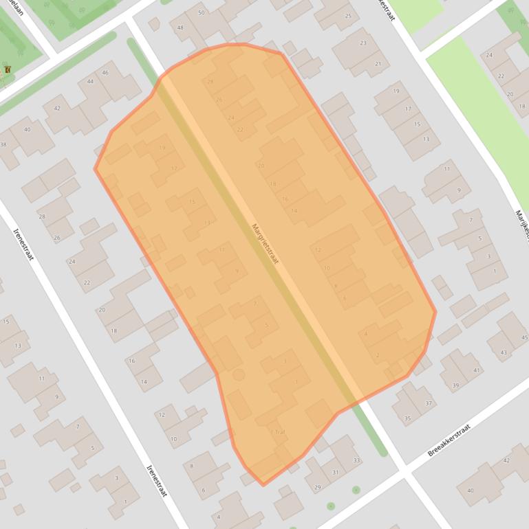 Kaart van postcodegebied 5691TV.