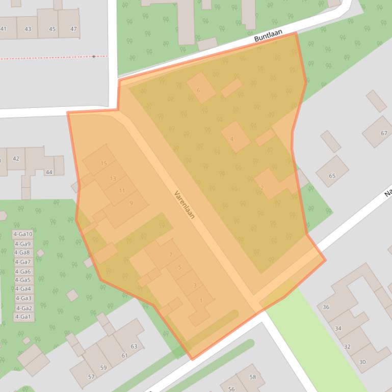 Kaart van postcodegebied 5691WB.