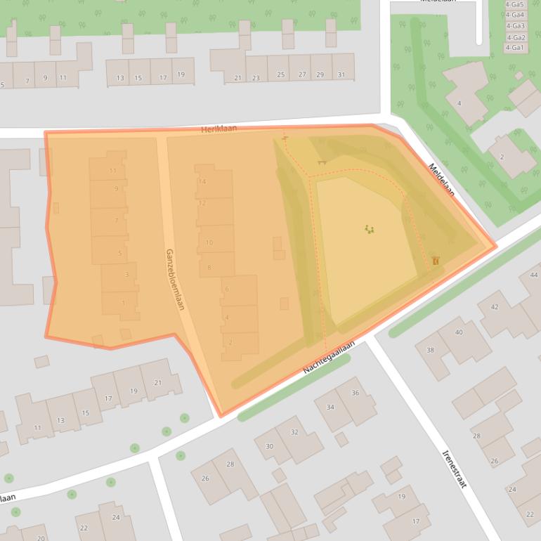 Kaart van postcodegebied 5691WP.