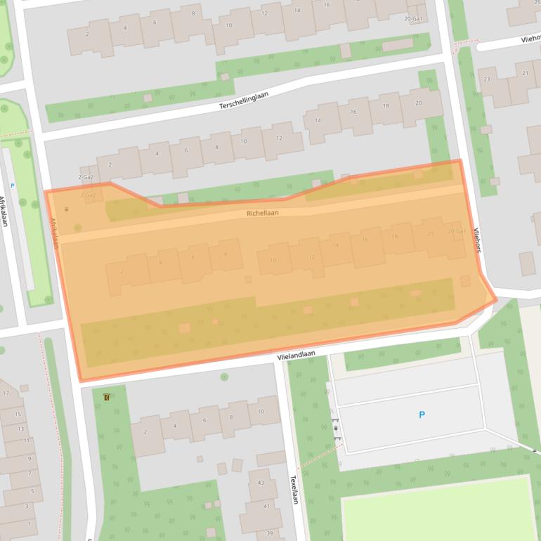 Kaart van postcodegebied 5691ZN.