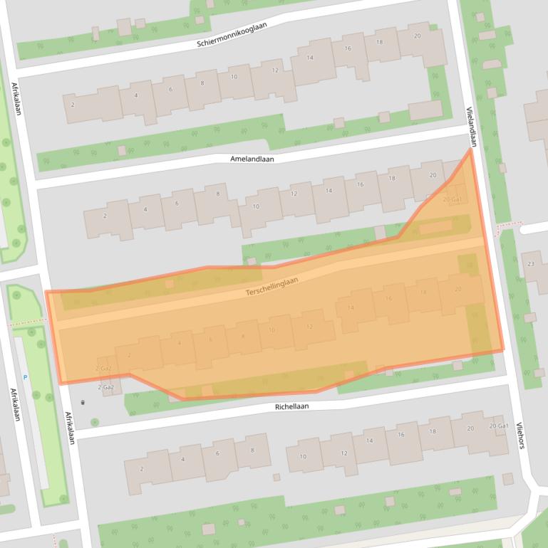 Kaart van postcodegebied 5691ZP.