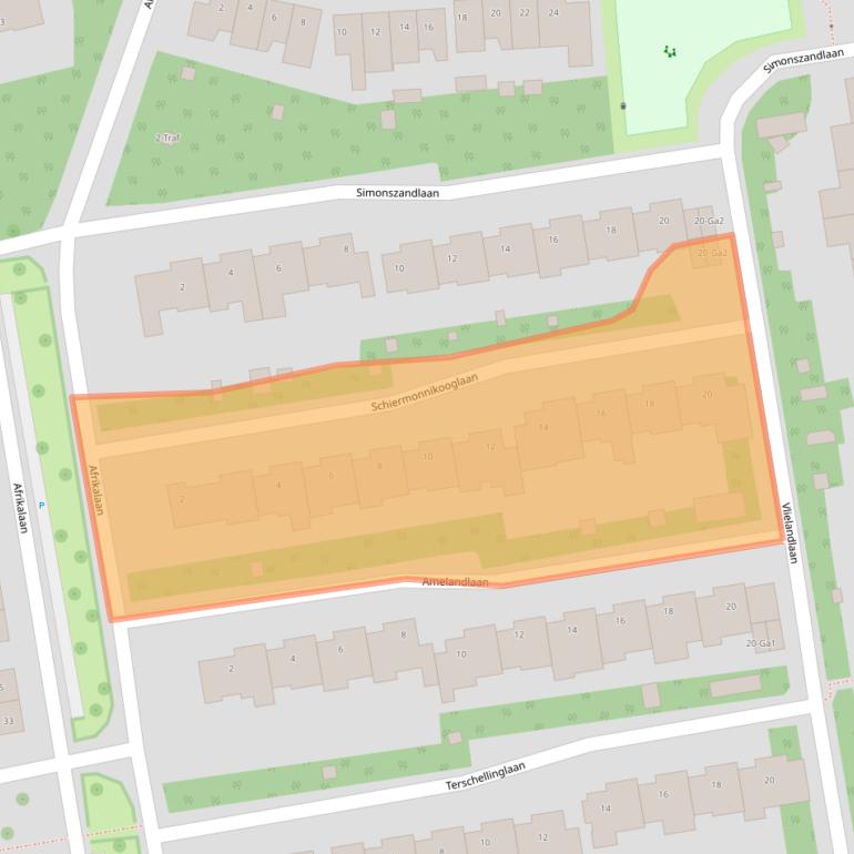 Kaart van postcodegebied 5691ZS.