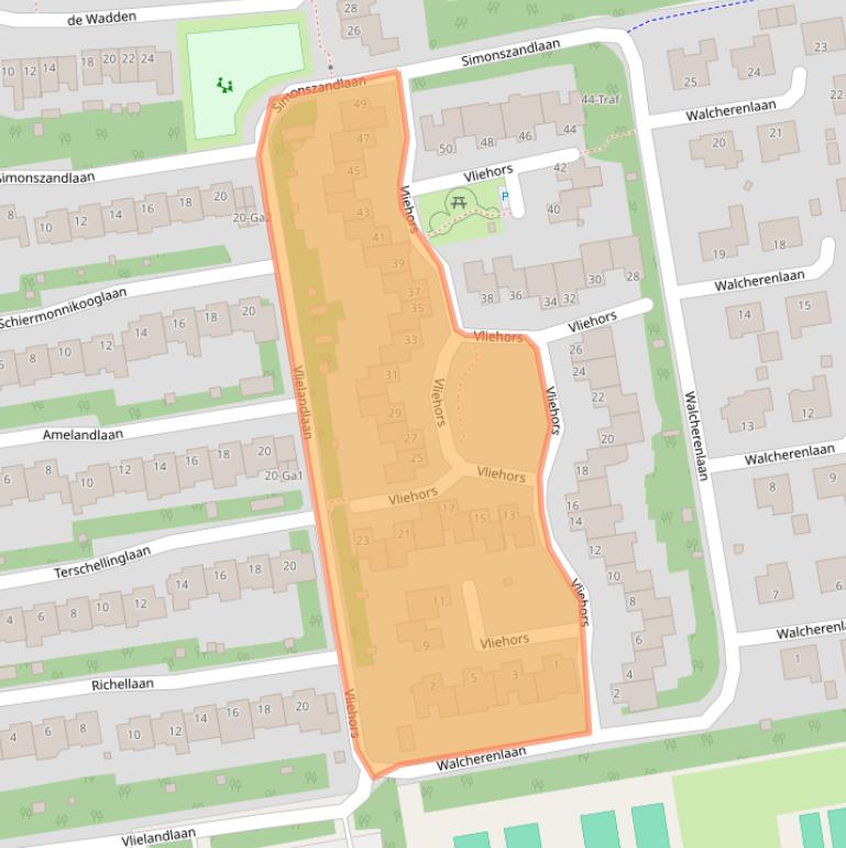 Kaart van postcodegebied 5691ZX.