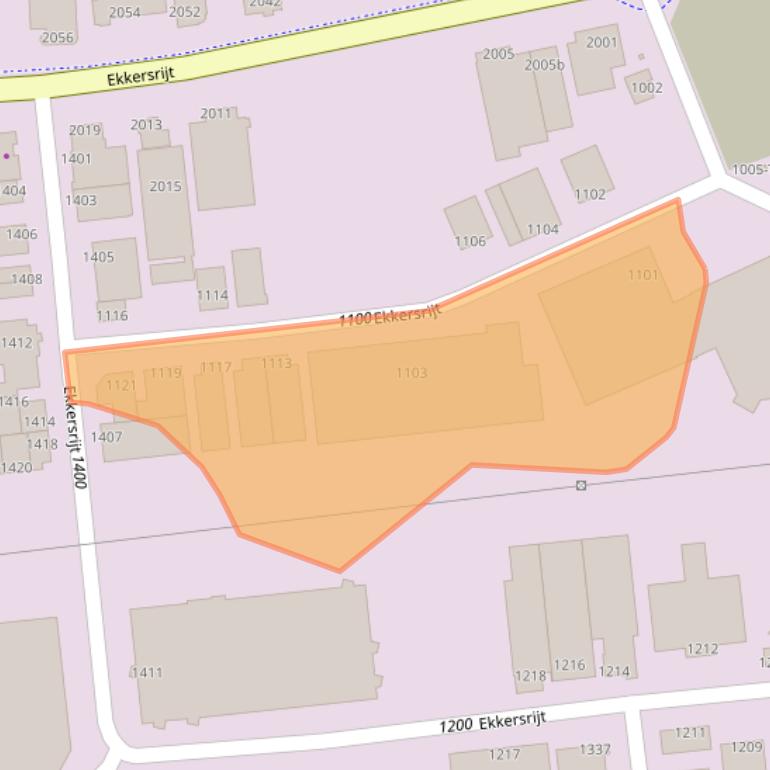 Kaart van postcodegebied 5692AD.