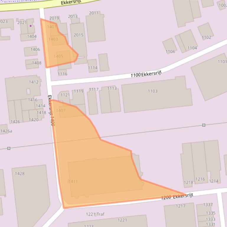 Kaart van postcodegebied 5692AL.