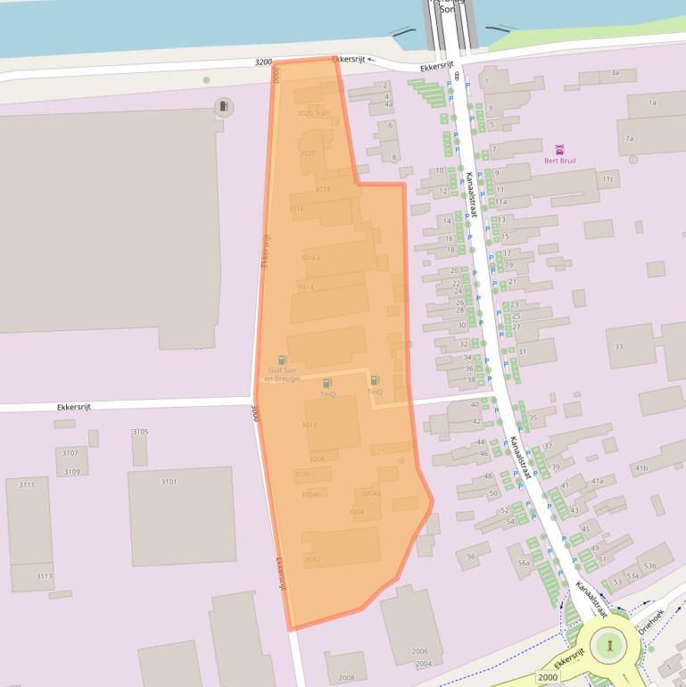 Kaart van postcodegebied 5692CA.