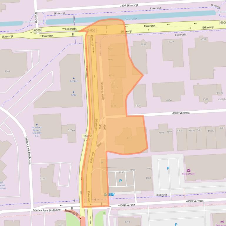 Kaart van postcodegebied 5692DR.