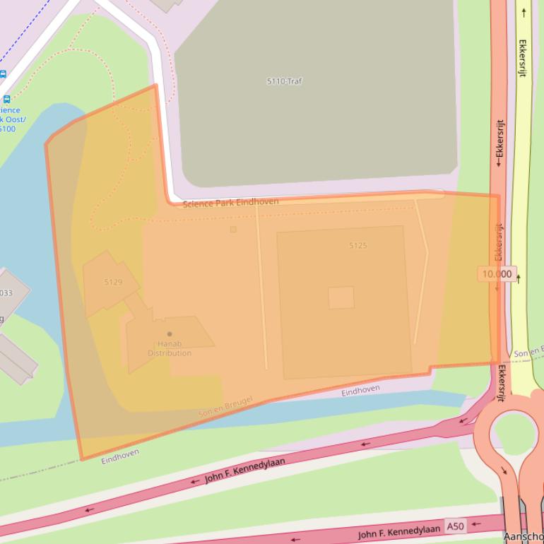 Kaart van postcodegebied 5692ED.