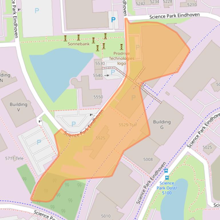 Kaart van postcodegebied 5692EM.