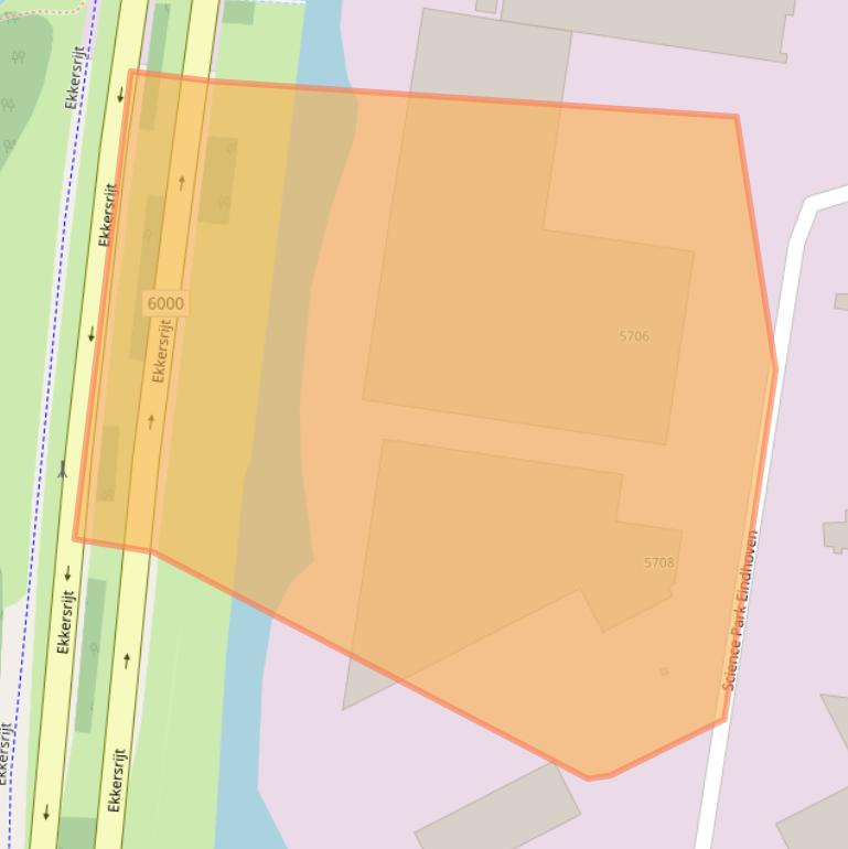 Kaart van postcodegebied 5692ER.