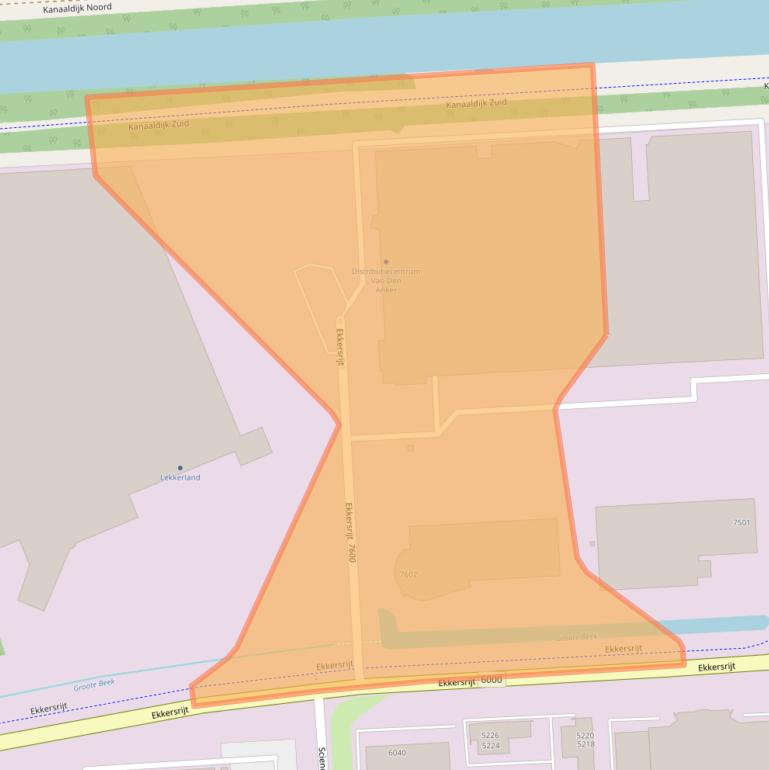 Kaart van postcodegebied 5692HP.