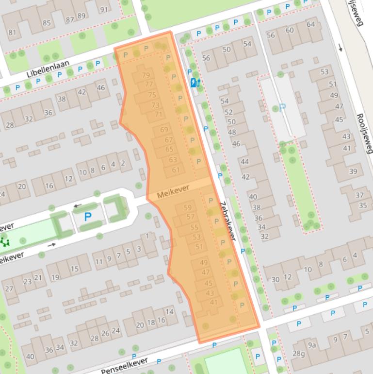 Kaart van postcodegebied 5692VH.