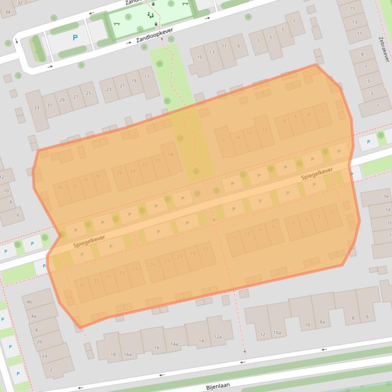Kaart van postcodegebied 5692VK.
