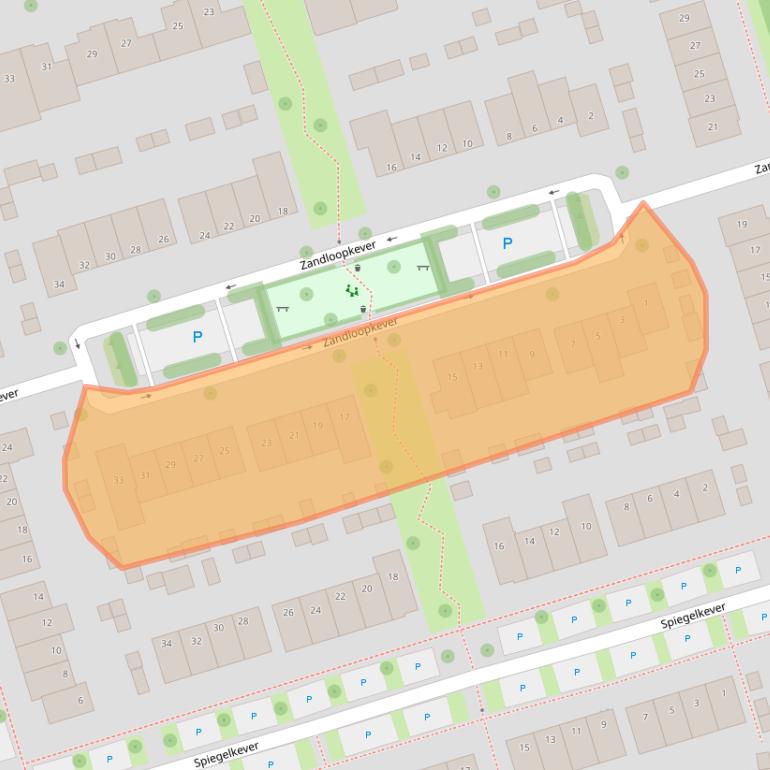 Kaart van postcodegebied 5692VL.