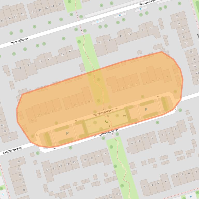 Kaart van postcodegebied 5692VM.