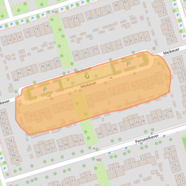 Kaart van postcodegebied 5692VR.