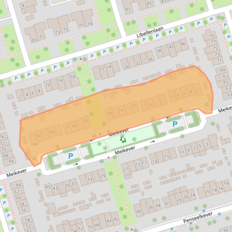 Kaart van postcodegebied 5692VS.