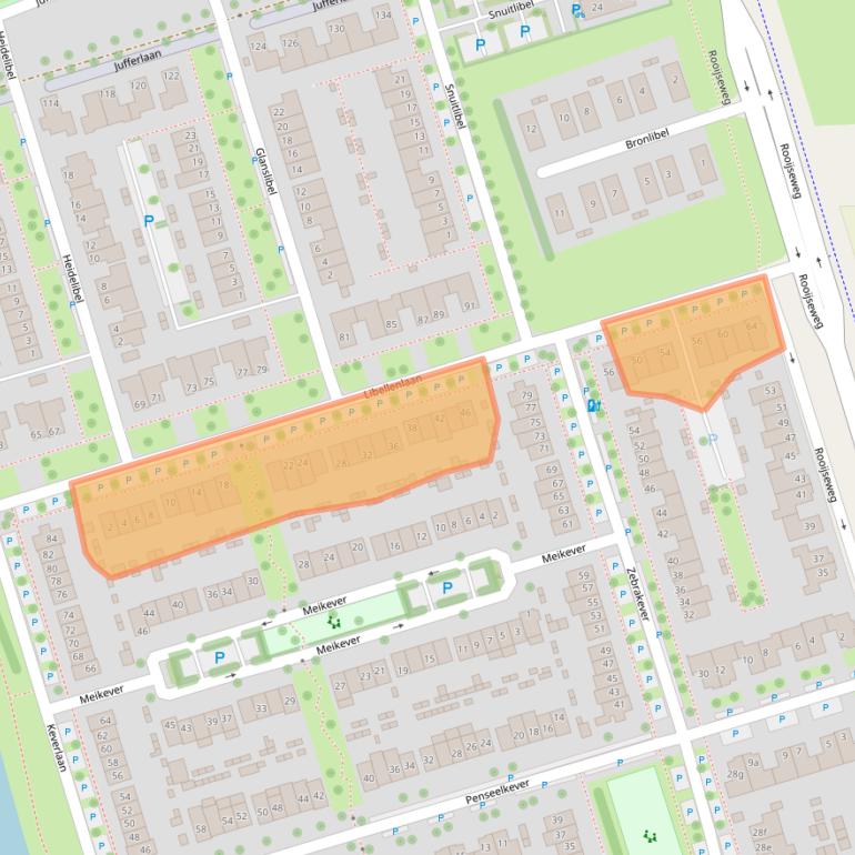 Kaart van postcodegebied 5692WD.