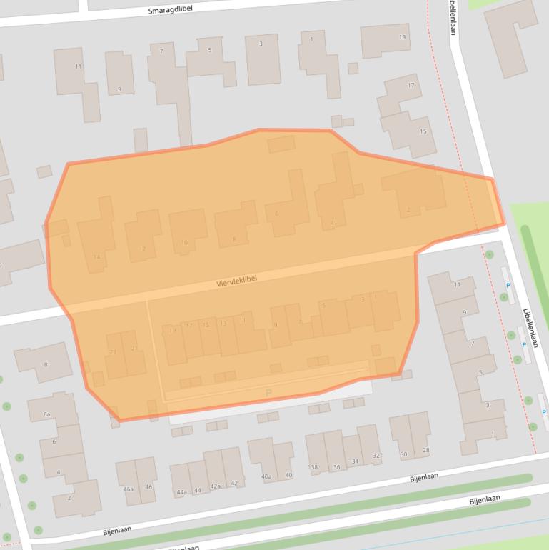 Kaart van postcodegebied 5692WG.