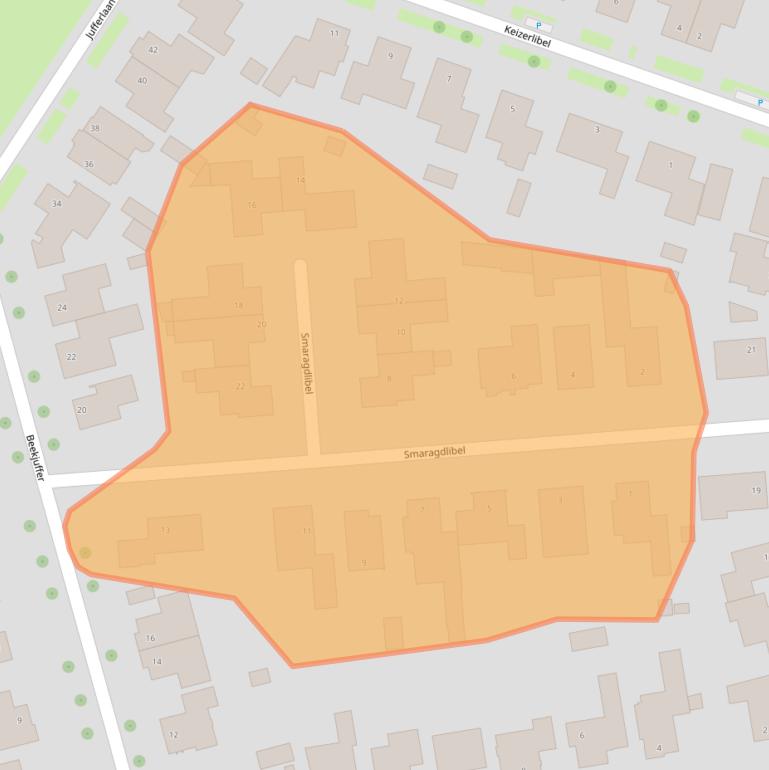 Kaart van postcodegebied 5692WH.