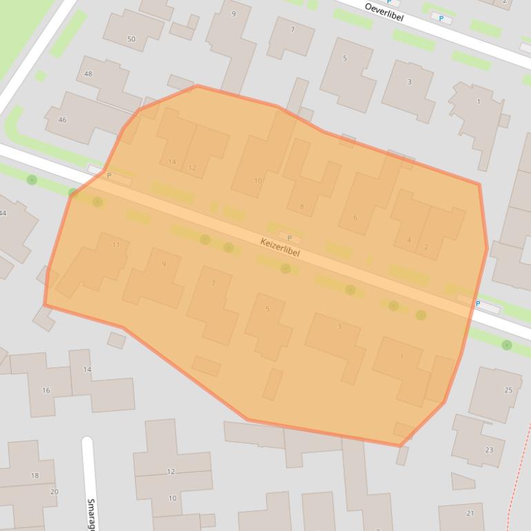 Kaart van postcodegebied 5692WJ.