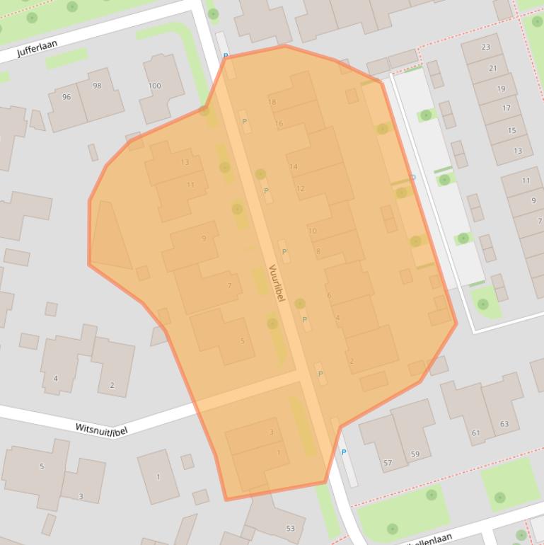 Kaart van postcodegebied 5692WL.